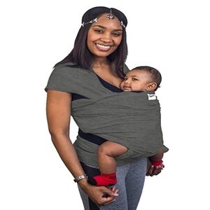 Slate Grey Baby Sling Carrier Wrap