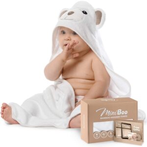 Premium-Ultra-Soft-Organic-Bamboo-Baby-Hooded-Towel