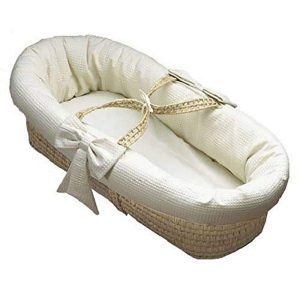 Baby Doll Bedding Pique Moses Basket