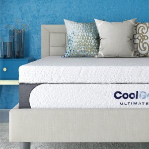 Classic Brands Cool Gel Memory Foam 14-Inch Mattress with 2 BONUS Pillows