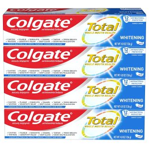 Colgate Total Whitening Toothpaste with Stannous Fluoride and Zinc