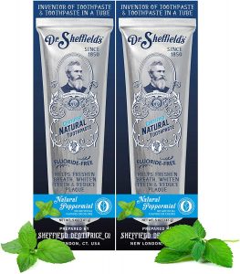 Dr. Sheffield’s Certified Natural Toothpaste