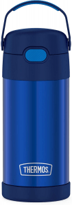 THERMOS FUNTAINER 12 Ounce Stainless Steel Vacuum Insulated Kids Straw Bottle